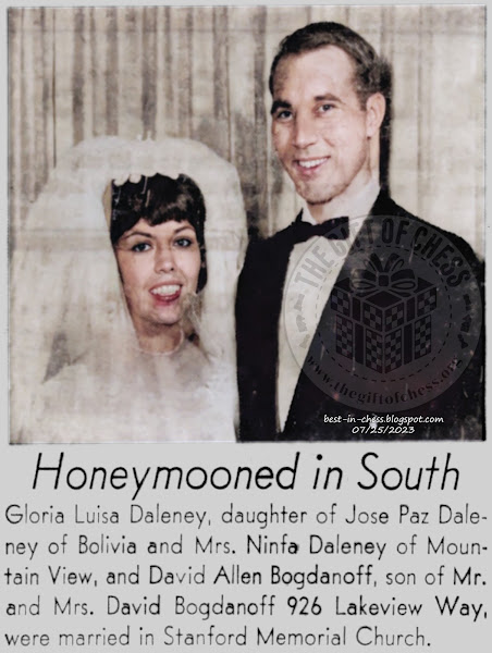 Gloria Luisa Daleney and David Allen Bogdanoff, Marriage
