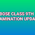 JKBOSE Notification regarding Summative Assessment Examination 2024 for Class 9th