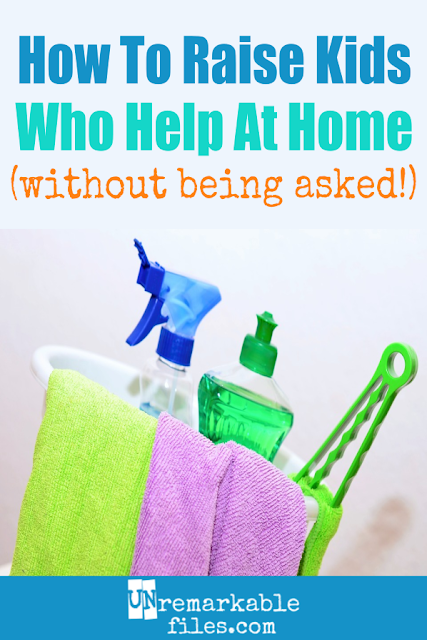 Everyone compliments my kids on what hard workers they are, and I have to admit they’re right. If you’re wondering how to get your kids to do chores, or you can’t get your kids to help around the house without whining and complaining the whole time, try these tips that worked for us. (Hint: it goes beyond just chore charts.) #chores #kids #housework #choresbyage #parenting #parentingtips #unremarkablefiles