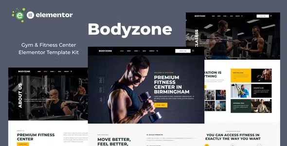 Best Gym and Fitness Center Elementor Template Kit