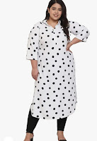 Polka dot plus size