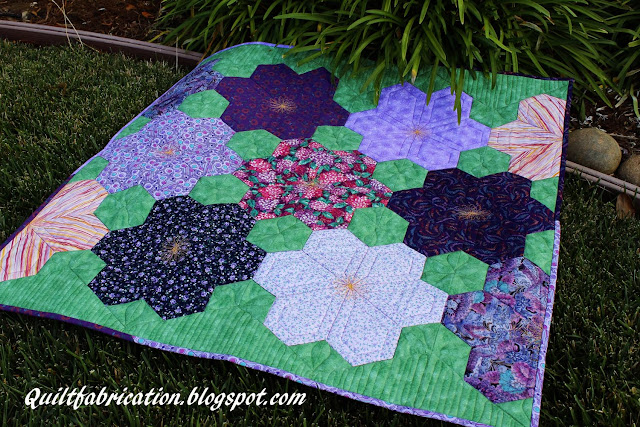 Jeweled Flower Garden quilt