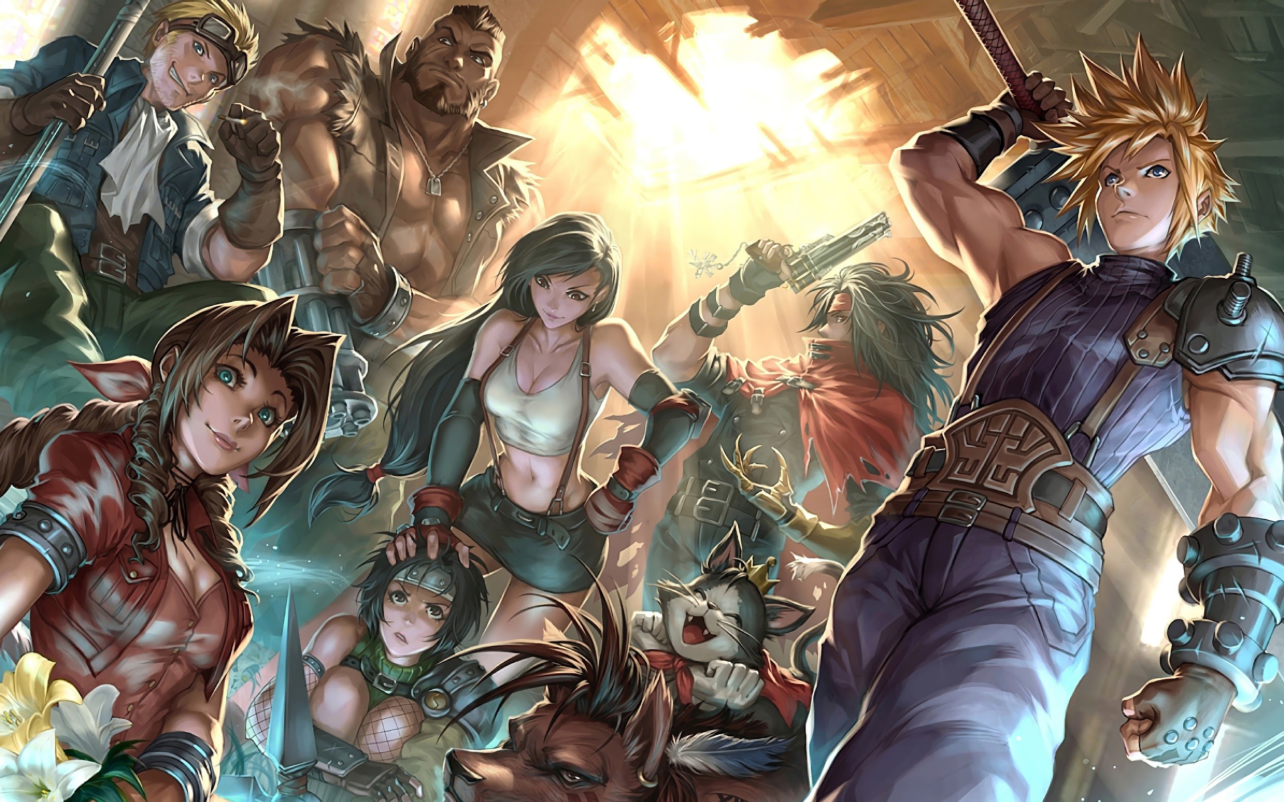 Final Fantasy 7 Remake Characters 4k Wallpaper 40