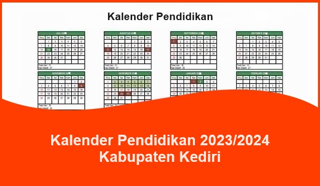 Kalender Pendidikan 2023/2024 Kabupaten Kediri