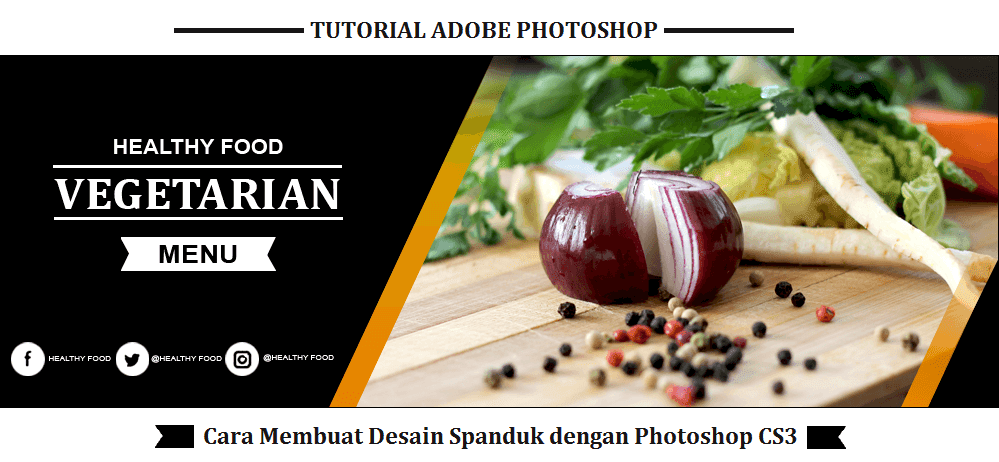 Cara Membuat Desain  Spanduk  dengan  Photoshop  CS3 