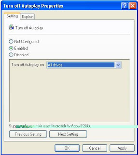 Disable Autoplay in CD/USB Drive