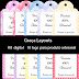 Kit digital Tags para produto artesanal