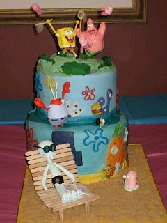 SpongeBob cakes for children parties