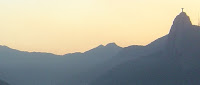 Silhueta de Rio de Janeiro tirado de Pão de Açúcar