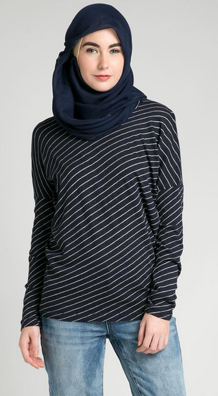 Contoh model baju  muslim  casual  untuk wanita modis