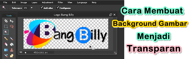 Cara Membuat Background Gambar Menjadi Transparan