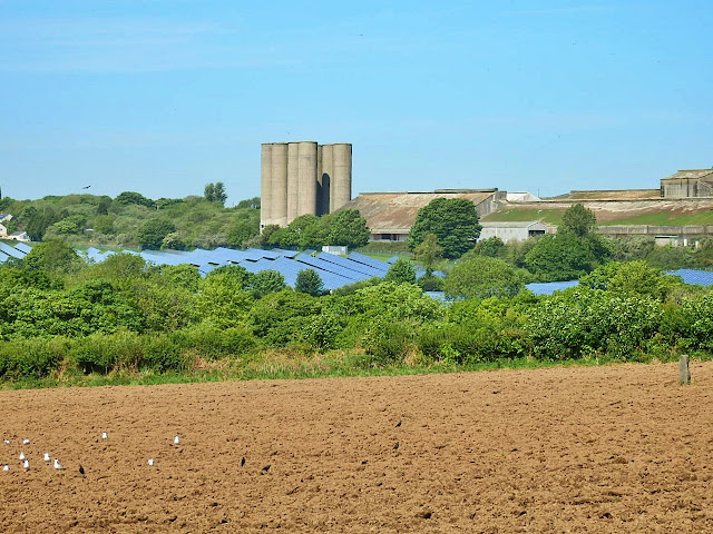 Solar energy by china clay works, Cornwall