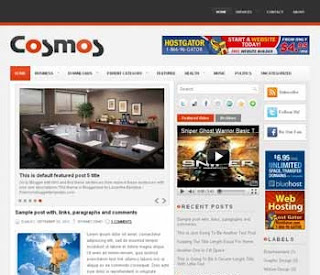 Cosmos Blogger Template