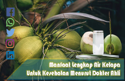 manfaat air kelapa menurut dokter