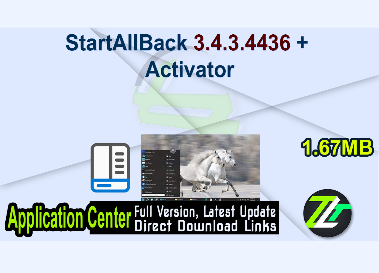 StartAllBack 3.4.3.4436 + Activator