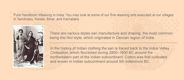 Handloom sarees of India