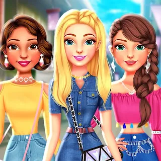 BFFs Trendy Squad Fashion jogo de vestir e maquiar