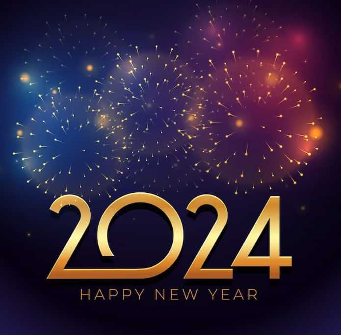 happy new year 2024 image vector