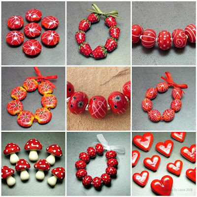 Red Lampwork Beads Oooh I 39ve had a hectic couple of days