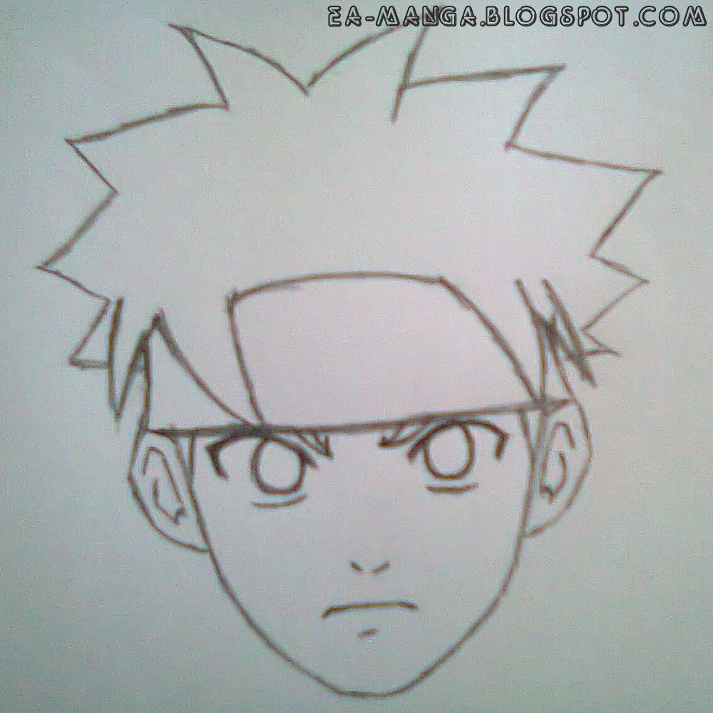  Cara Menggambar Naruto  Uzumaki Manga Council