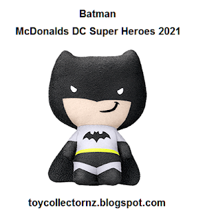 McDonalds DC Super Heroes 2021 Plush Batman Happy Meal Toy