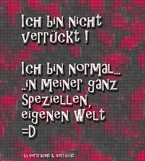 Verträumt & kreativ & Verrückt. dreamycreative.blogspot.com. rosa bunt süß Spruchbilder. kästchen, grau pink, Grafik und Design schrift .Lustig. 