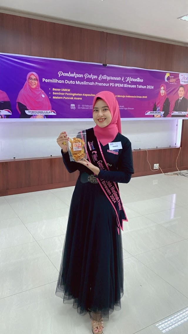 Duta Muslimah Preneur Bireuen 2024, Siap Wakili Aceh Menuju Tingkat Nasional