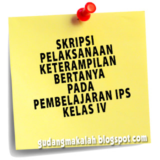 contoh skripsi pgsd