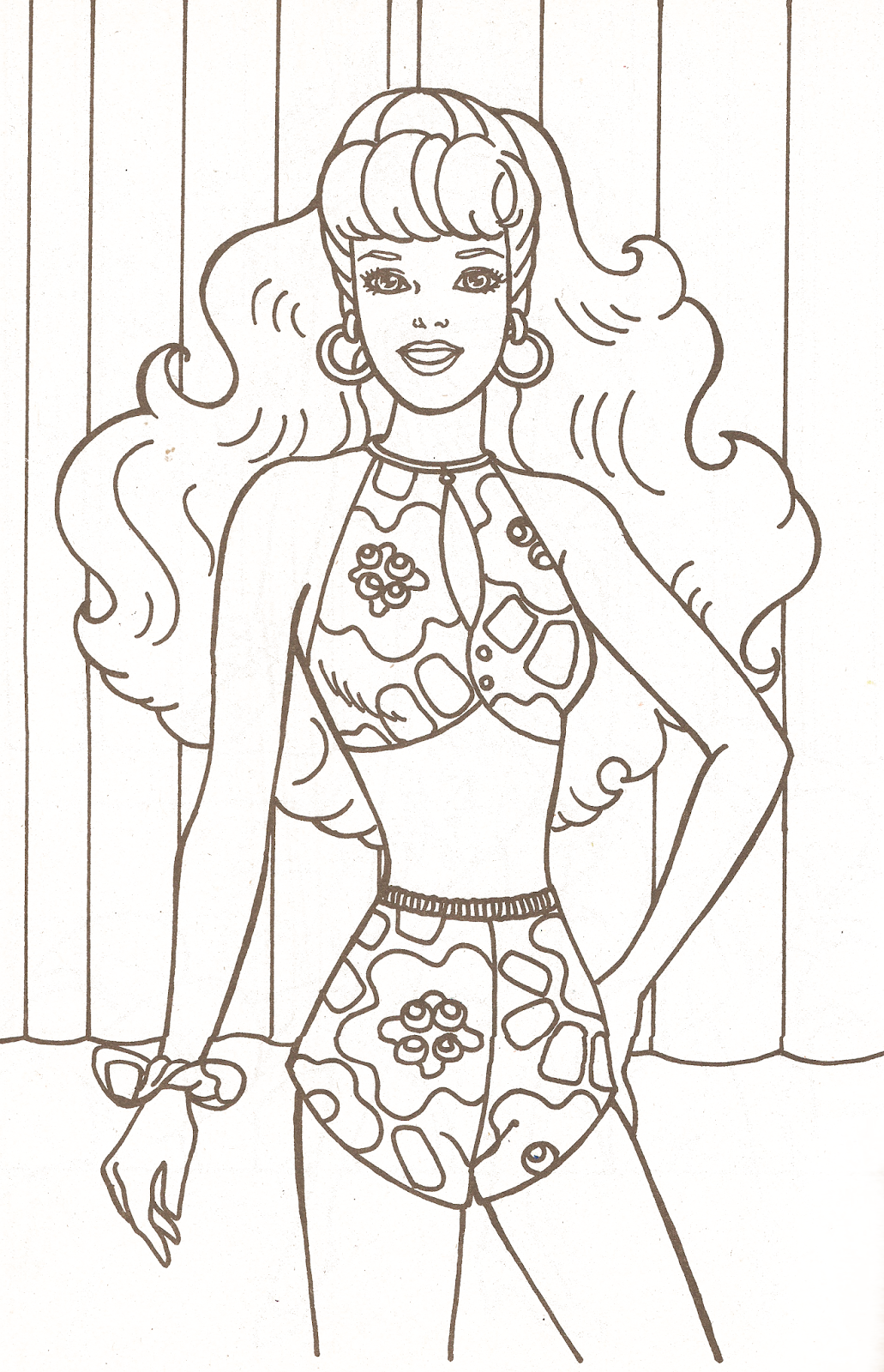 Download Miss Missy Paper Dolls: Barbie Coloring Pages Part 1