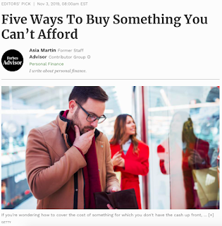 Five Ways To Buy Something You Can’t Afford