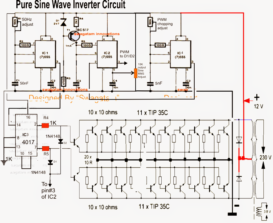 Pure Sine Wave Inverter Circuit Diagram Pdf - Circuit Diagram Images