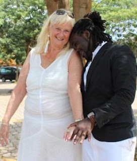 Uganda singer guvnor ace marries 68yr old  Mona Lisa Larsson!