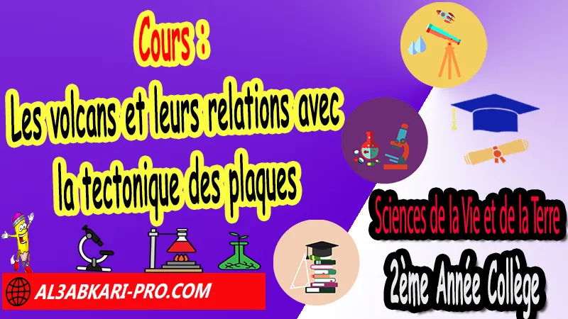 Cours N°6 Les volcans et leurs relations avec la tectonique des plaques - Sciences de la Vie et de la Terre svt 2ème Année Collège biof 2AC Les volcans et leurs relations avec la tectonique des plaques, Sciences de la Vie et de la Terre (SVT) de 2ème Année Collège, SVT 2AC biof, Sciences de la Vie et de la Terre (SVT) 2APIC option française, Cours sur Les volcans et leurs relations avec la tectonique des plaques 2ème Année Collège 2AC, Résumé de cours Les volcans et leurs relations avec la tectonique des plaques 2ème Année Collège 2AC, Exercices corrigés sur Les volcans et leurs relations avec la tectonique des plaques 2ème Année Collège 2AC, Travaux dirigés td sur Les volcans et leurs relations avec la tectonique des plaques 2ème Année Collège 2AC, Activités sur Les volcans et leurs relations avec la tectonique des plaques 2ème Année Collège 2AC, exposé sur Les volcans et leurs relations avec la tectonique des plaques