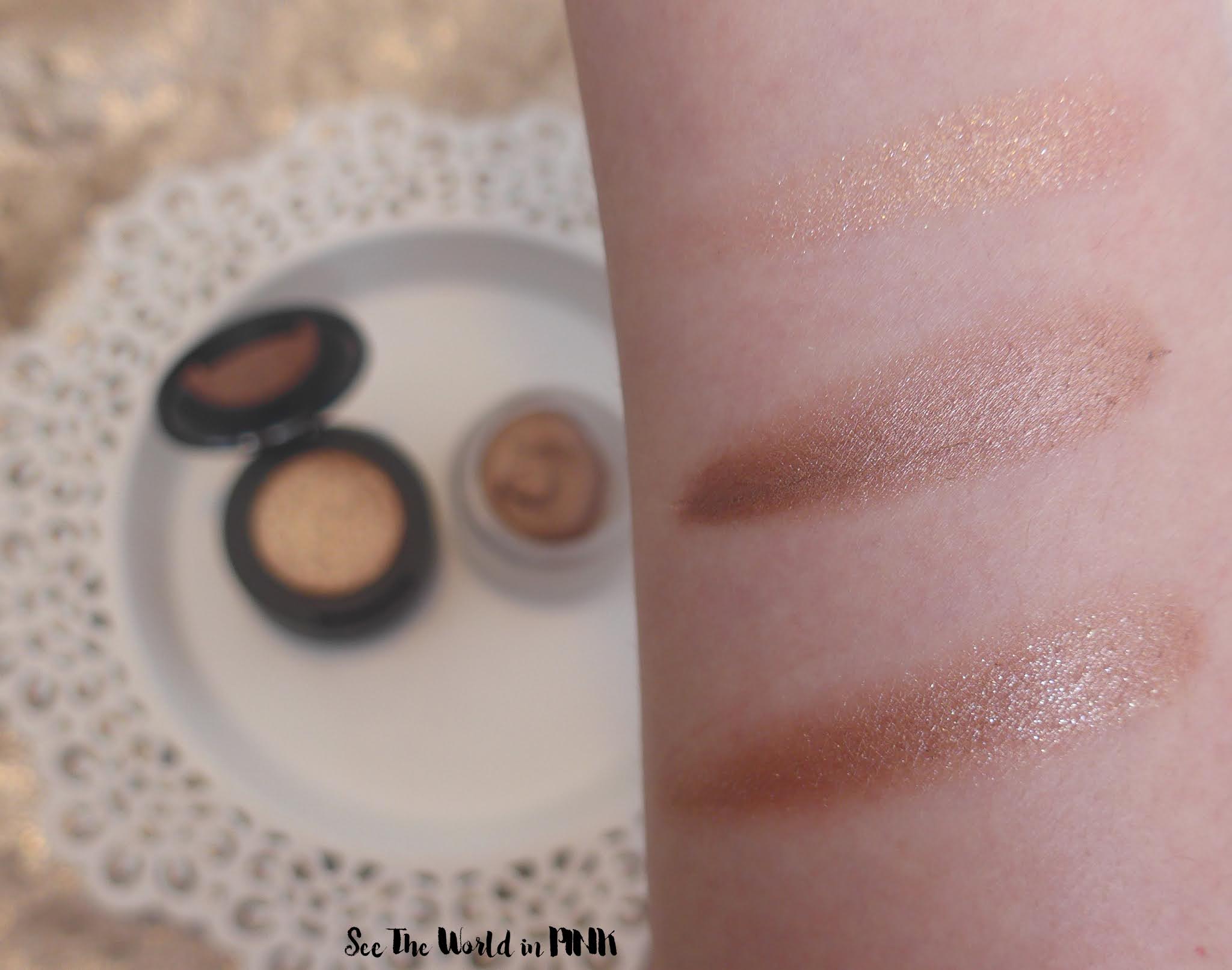 Auric Cosmetics by Samantha Ravndahl - Glow Lust in Selenite and Smoke Reflect in Temper Review and Swatches