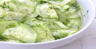 Lemon Cucumber Salad