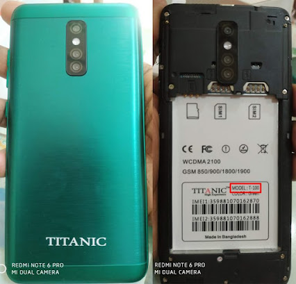 TITANIC T-100 FLASH FILE FIRMWARE SC7731GEA 6.0 HANG LOGO & LCD FIX STOCK ROM 100% TESTED