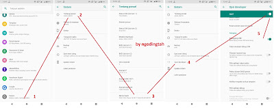 cara mengaktifkan mode debugging hp android