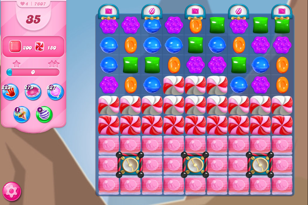 Candy Crush Saga level 7607