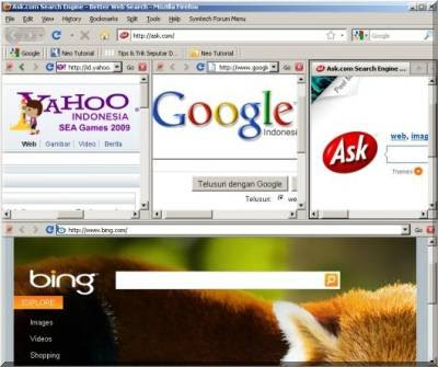 Browser Dengan Dual Screen  Neo Tutorial