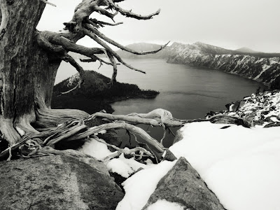 Black And White Lake View Picture