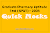 Graduate Pharmacy Aptitude Test (GPAT) - 2003 | Free Mock Test