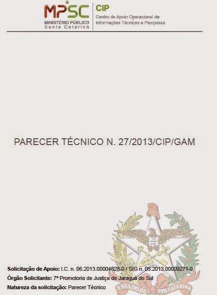  PARECER TECNICO 027/2013 QUE TRATA DO NÚMERO DE ALUNOS EM SALA‏