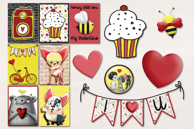 super cute free valentines day printables