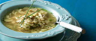 Sopa de champignon com frango light