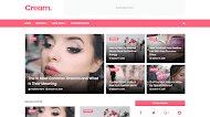 Cream - Fashion Magazine Blogger Template     