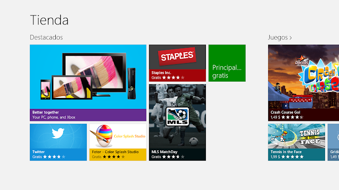 Nueva sección en la Tienda Windows Store: muestra lo mejor en Windows8, Windows Phone y Xbox 360 juntos