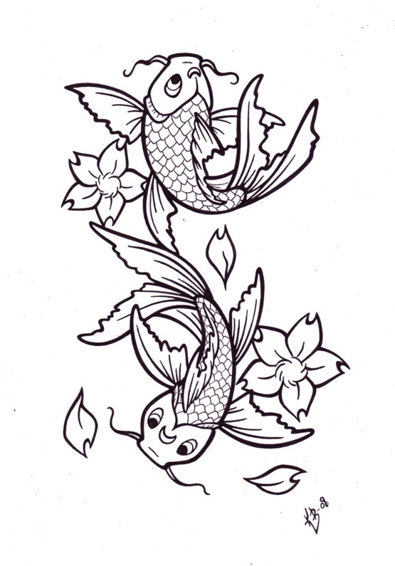 Dragon Koi Tattoo