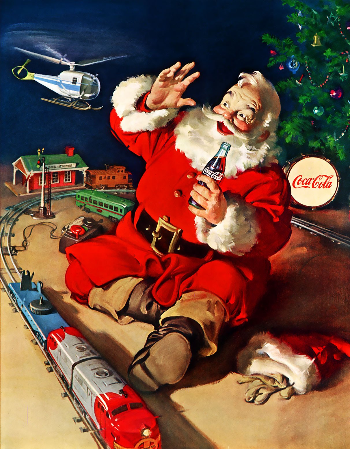 1938 coca cola christmas ad 1941 coca cola christmas ad