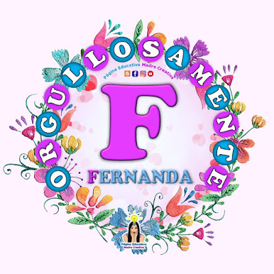 Nombre Fernanda - Carteles para mujeres - Día de la mujer