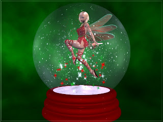 Christmas Fairy Wallpaper